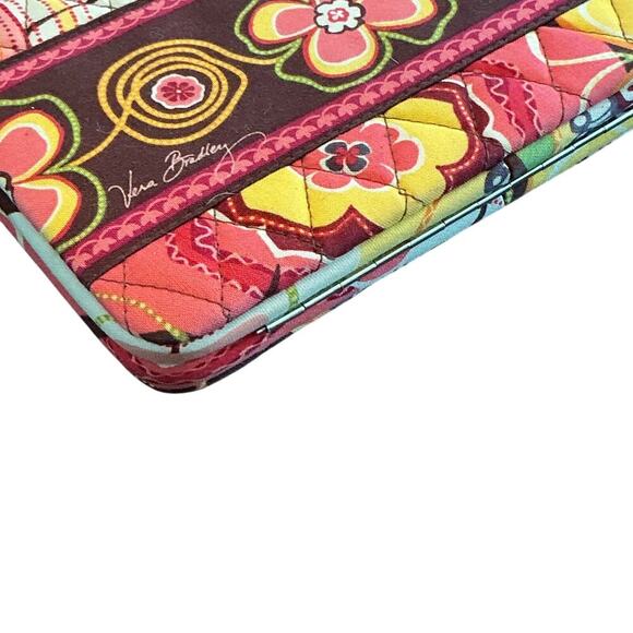 VERA BRADLEY Opera Quilted Wallet Folkloric, Make Me Blush, Buttercup - Picture 10 of 16